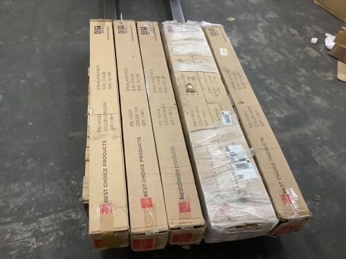 Lot of (6) 10' Solar Patio Umbrellas - Uninspected - Lot 573