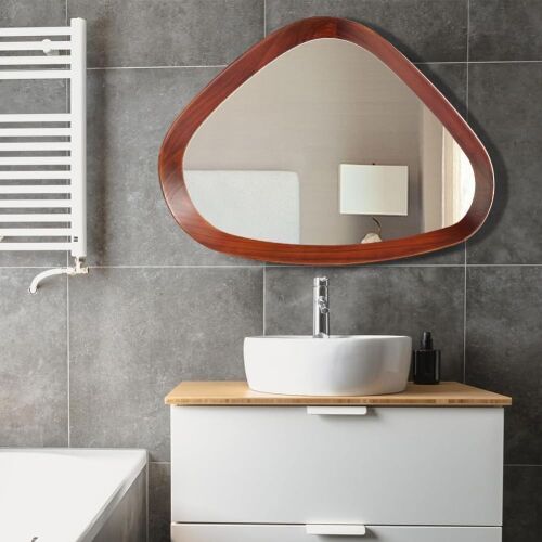 CONDEHOUSE Rounded Corner Mirror, 22", Black - Stock Photo Wrong Color - Lot 577JF