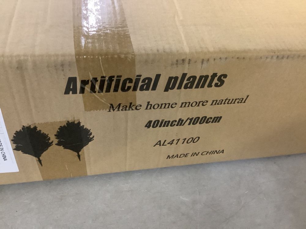 Artificial Cypress Topiary 39'' Faux Cedar Trees, Set of 2 - Image 3 - Lot 275JF