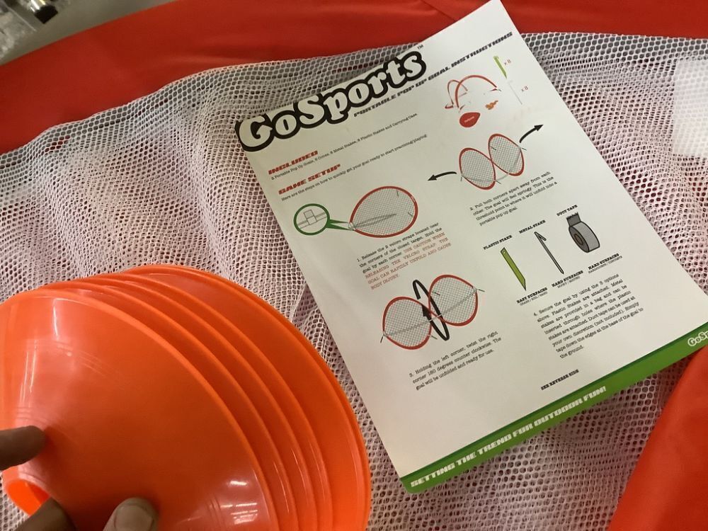 GoSports Foldable Pop Up Soccer Goal Nets, Set of 2 - Image 4 - Lot 277JF