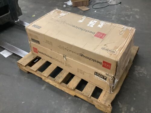 Lot of (2) Large Portable Folding Sewing Table w/ Wheels - Uninspected - Lot 572