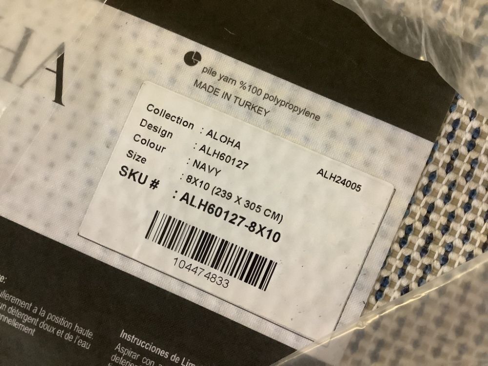 Aloha Indoor Outdoor Rug, 8' x 10' - Image 3 - Lot 280JF