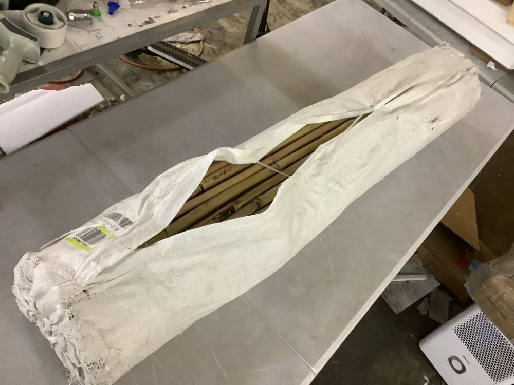 48" Tall Bamboo Fence Cover, Unknown Length - Image 1 - Lot 465JF