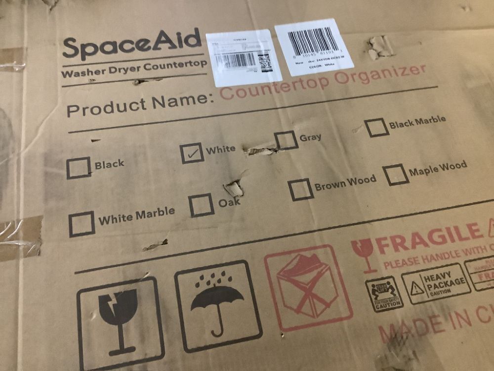 SpaceAid Washer Dryer Countertop with Edge, 54" Width x 27.5" Depth - Image 4 - Lot 269