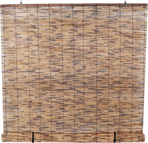 Cordless Reed Blinds, 47" W x 71" L - Lot 376