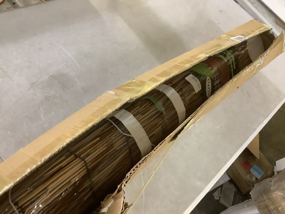 Cordless Reed Blinds, 47" W x 71" L - Image 2 - Lot 376