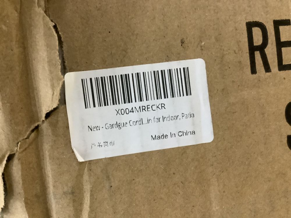 Cordless Reed Blinds, 47" W x 71" L - Image 5 - Lot 376