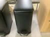 Lot of (2) Small Step Trash Cans - Lid Crooked on One - Thumbnail 3