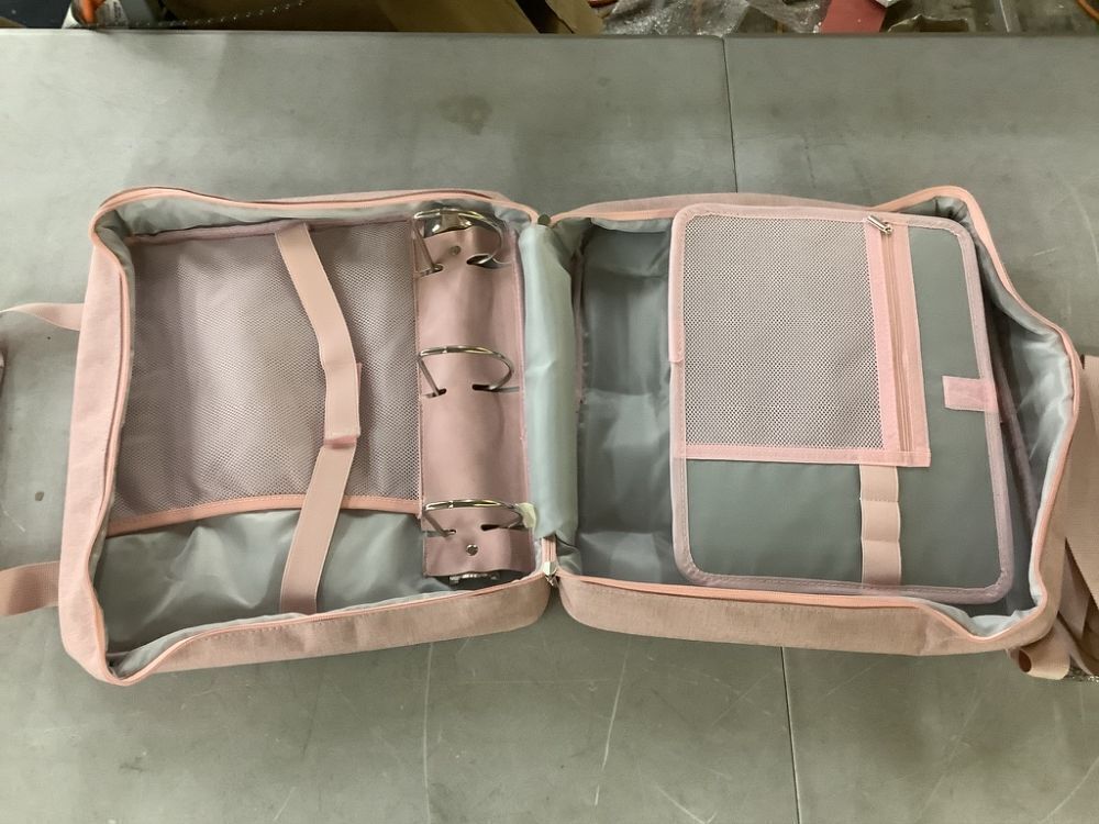 Zip Up Binder Organizer with Strap - Image 4 - Lot 369