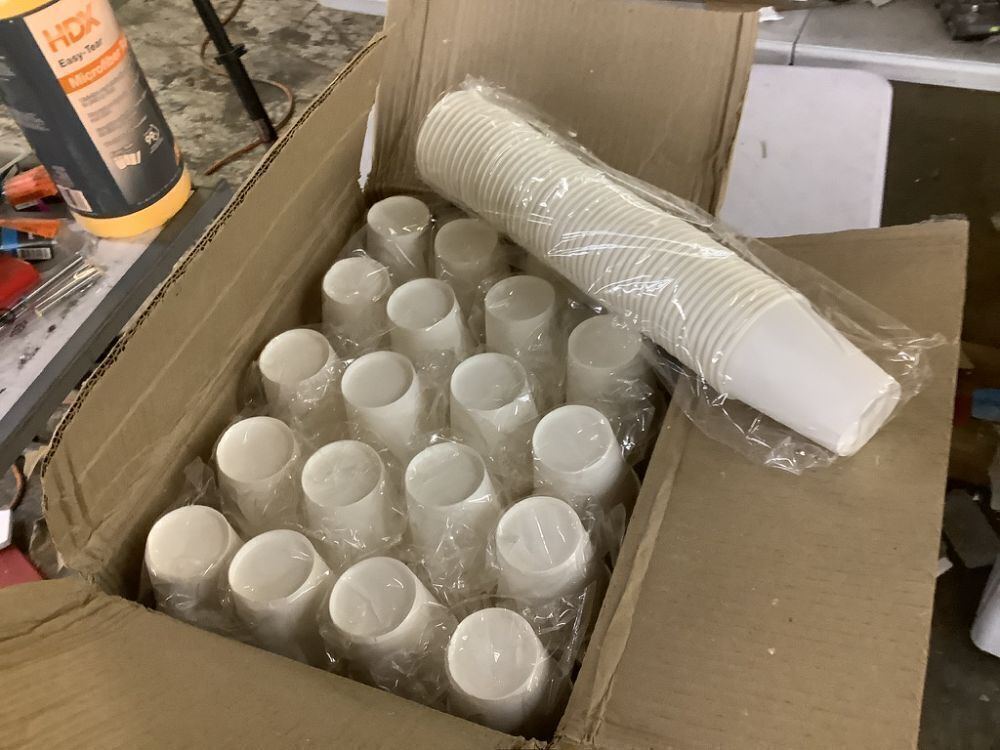 Disposable Paper Cups, 1000 ct - Image 2 - Lot 132