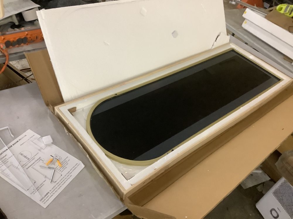 AyeWish Full Length Over The Door Mirror, 16" x 50" - Image 2 - Lot 471