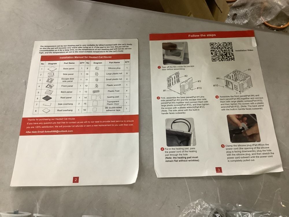 Large Plastic Heated Cat House for Outside Cats - Image 6 - Lot 472