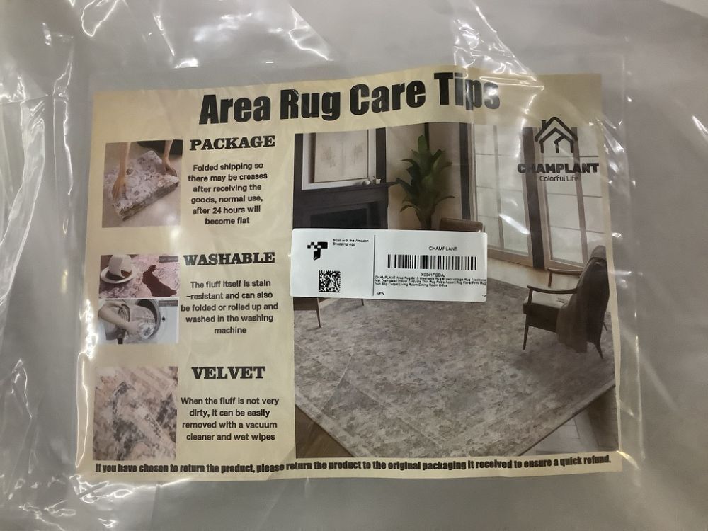 CHAMPLANT Area Rug 8x10 - Image 4 - Lot 737