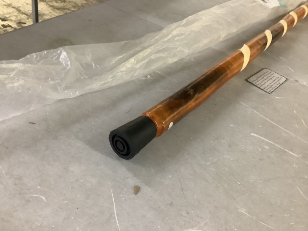 Vive Carved Wooden Walking Stick, 48" - Image 3 - Lot 740