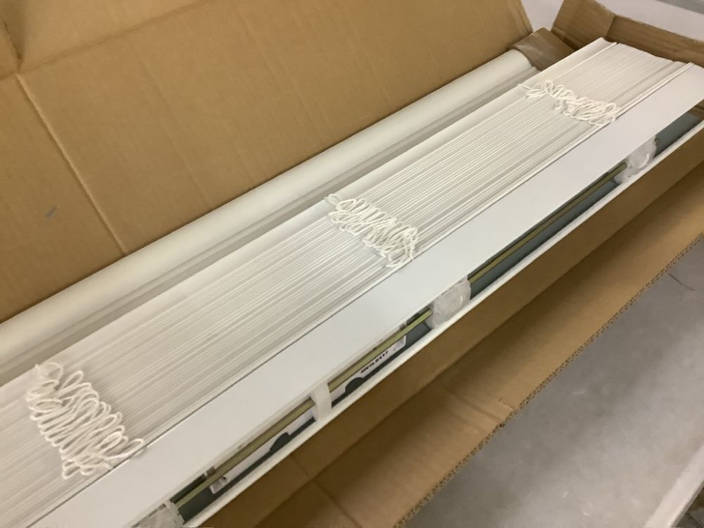 LOTUS & WINDOWARE Cordless 2 Inch Faux Wood Room Darkening Blind, 45'' x 60'' - Missing Wand - Image 3 - Lot 746