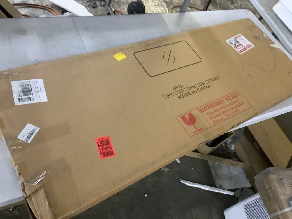 Rectangle Full Length Mirror, 57" x 20" - Image 4 - Lot 747