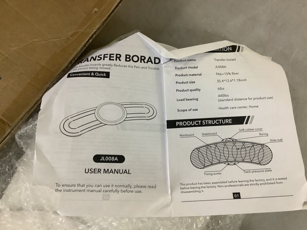 Slide Transfer Board with Turntable - Image 3 - Lot 648