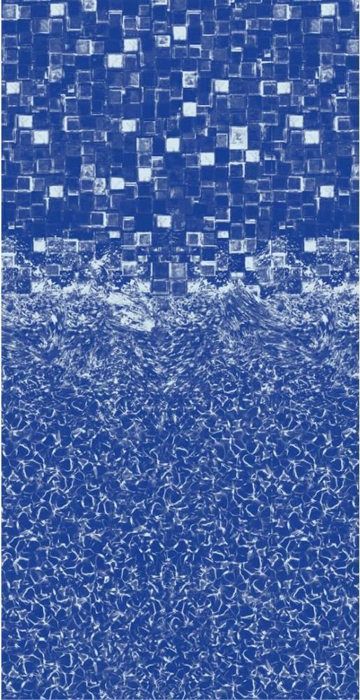 Aqua Coastal Bali Overlap Round Above Ground Pool Liner, 48"-54" Wall Height, 12' Round - Image 1 - Lot 733