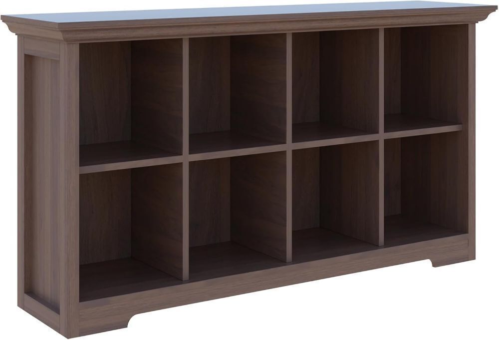 Cube Shelf Bookcase with Base, 8 Cube, Walnut - Image 1 - Lot 136JF