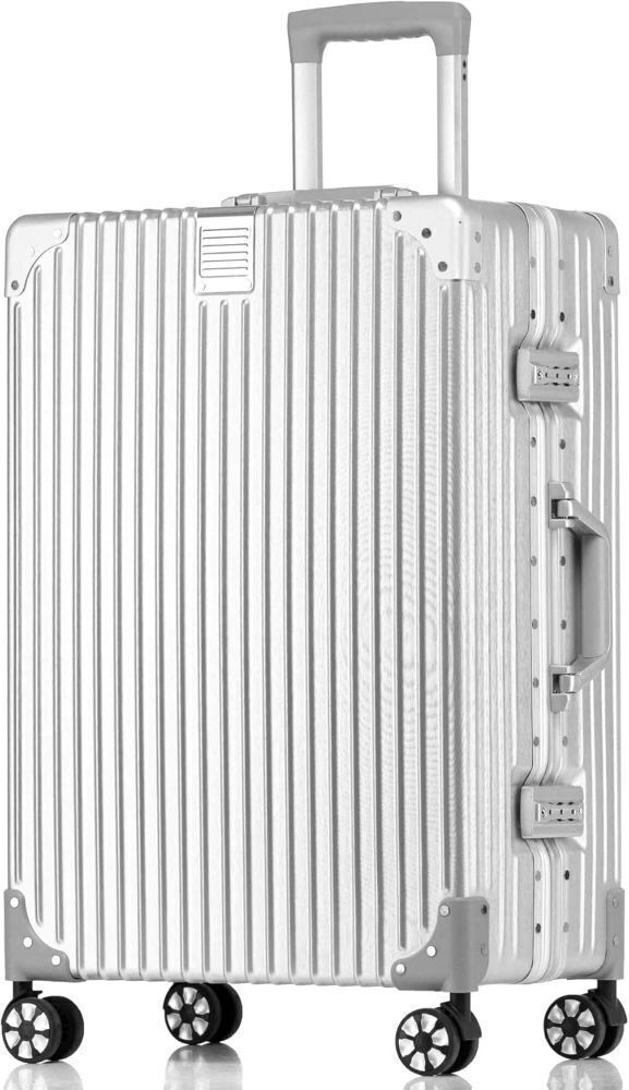 HotWay 28 Inch Checked Luggage with Aluminum Frame - Image 1 - Lot 149JF