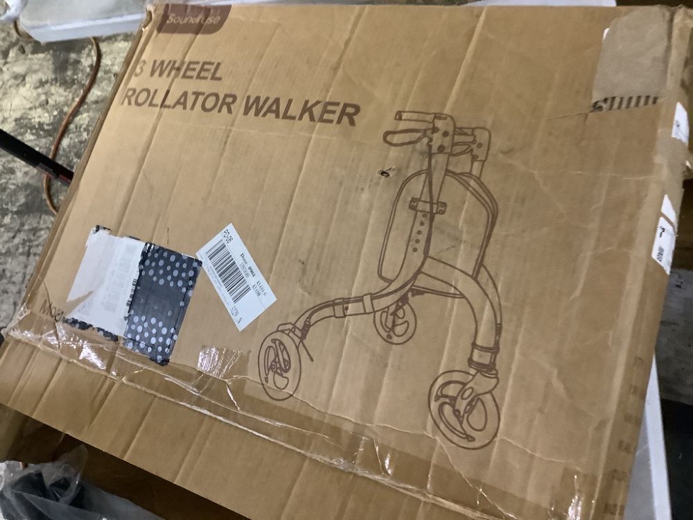 Soundfuse 3 Wheel Lightweight Foldable Aluminum Rollator Walker - Image 6 - Lot 231