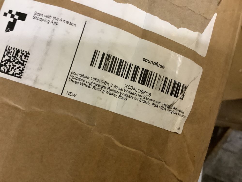 Soundfuse 3 Wheel Lightweight Foldable Aluminum Rollator Walker - Image 8 - Lot 231