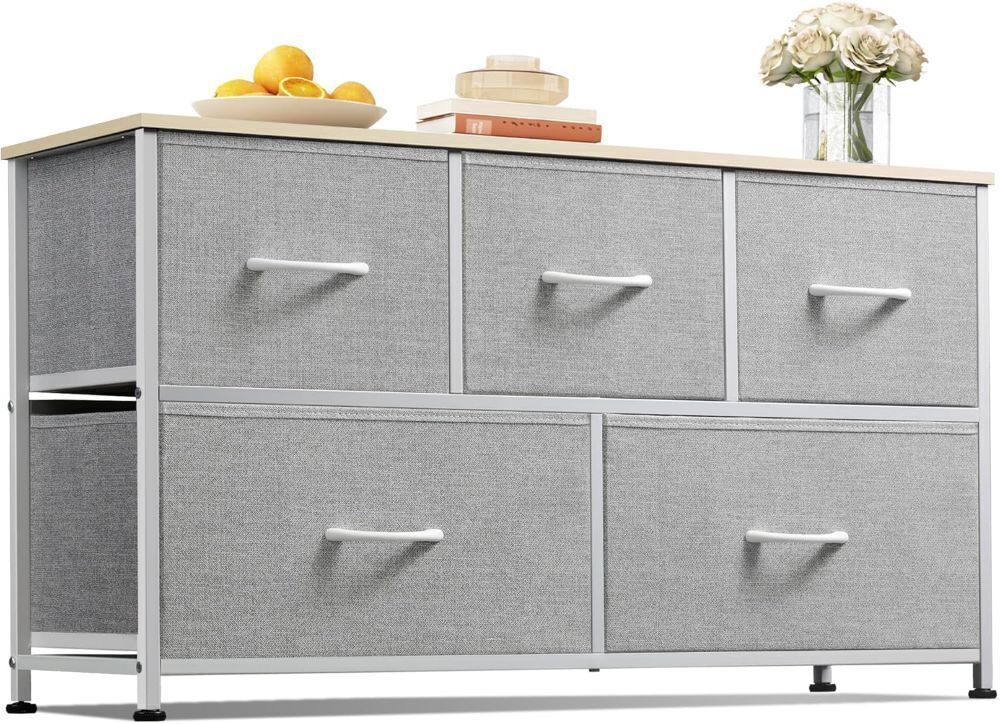 Dresser with 5 Fabric Drawers - Image 1 - Lot 235