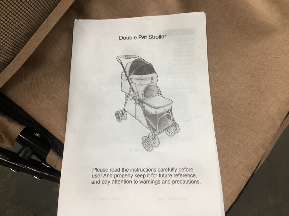 Double Pet Stroller - Image 3 - Lot 237