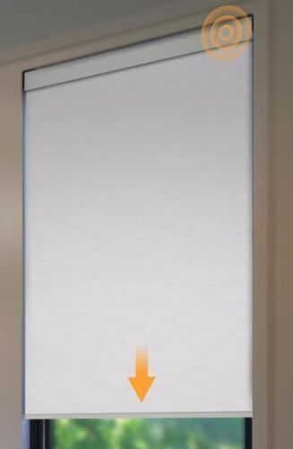 Smart Electric Window Blinds, White, 35 x 72 - Lot 239