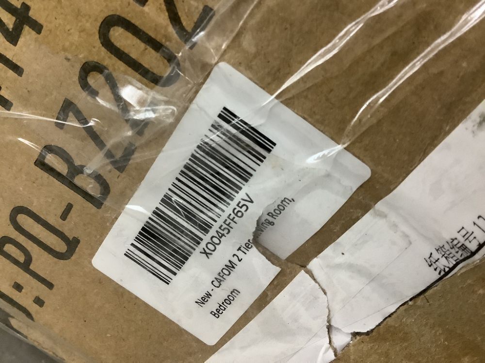 Metal Side Table with Glass Top - Missing Some Hardware - Image 6 - Lot 633