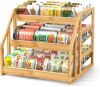 HOMESTEAD 3-Tier Bamboo Pantry Can Organizer - Thumbnail 1