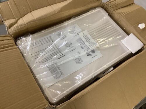 Jalove 50QT Plastic Stackable Storage Bins with Lids - Lot 242