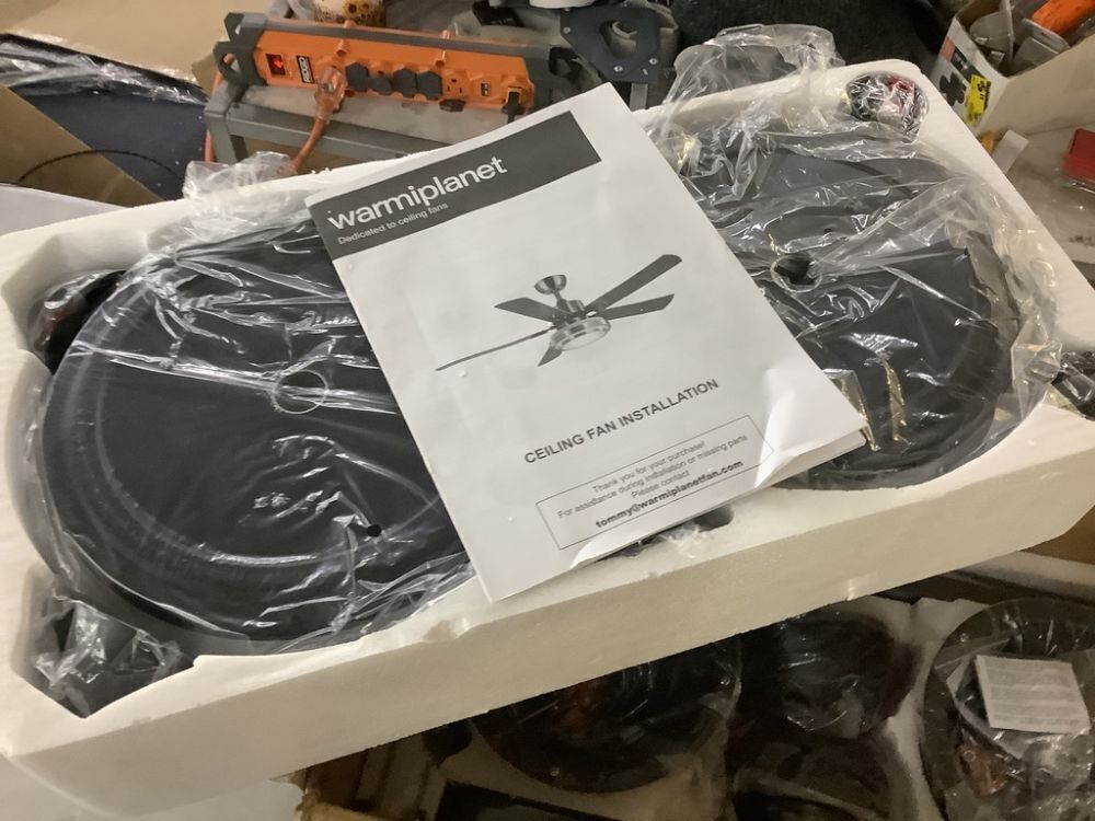 52 Inch Ceiling Fan with Light, 2 Pack - Image 3 - Lot 248