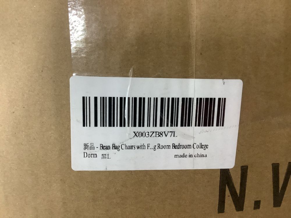 4 ft Giant Memory Foam Bean Bag with Faux Rabbit Fur Cover - Image 3 - Lot 345