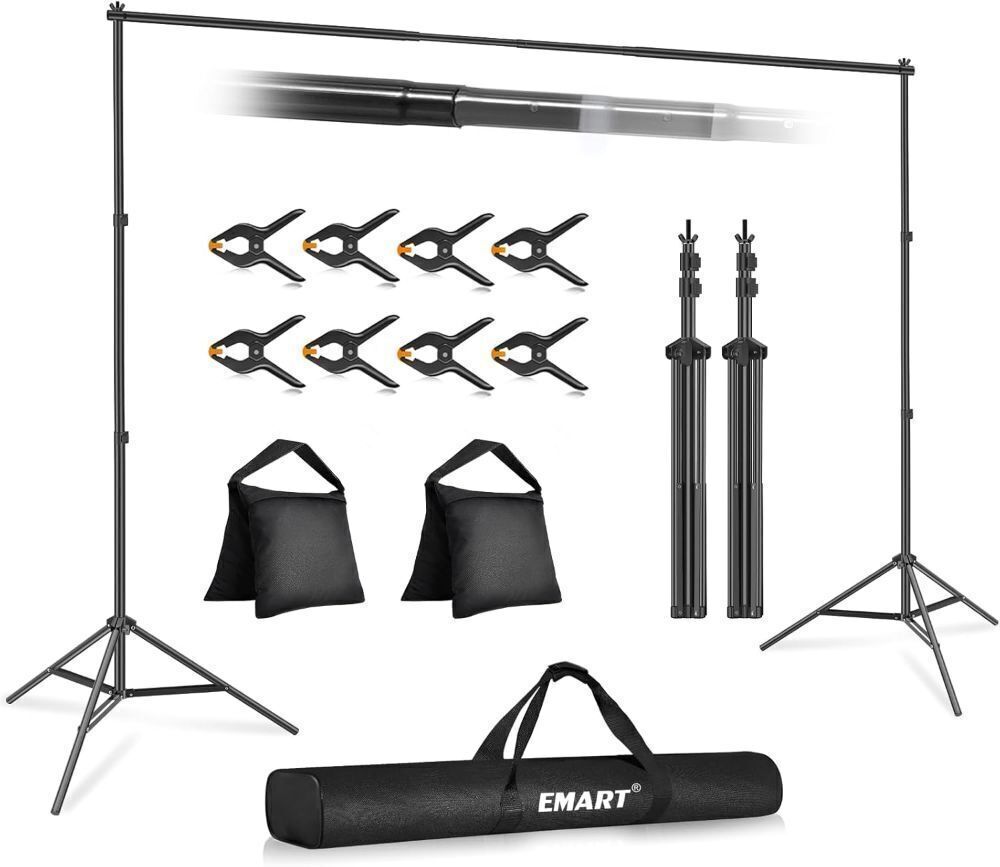 EMART Backdrop Stand Kit 10x7ft - Image 1 - Lot 532