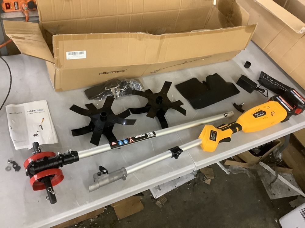 21V 450RPM Electric Tiller with Battery Level Display - Image 2 - Lot 533