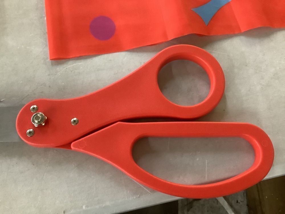 Red Grand Opening Ribbon Cutting Ceremony Kit with 25" Giant Scissors - Image 3 - Lot 535