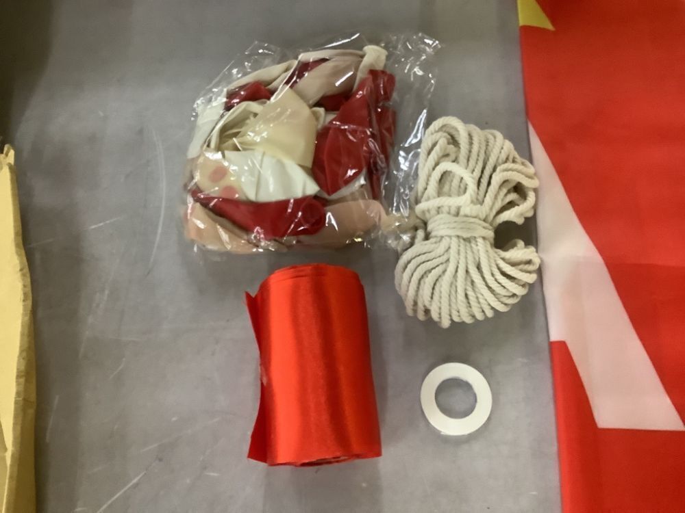 Red Grand Opening Ribbon Cutting Ceremony Kit with 25" Giant Scissors - Image 5 - Lot 535