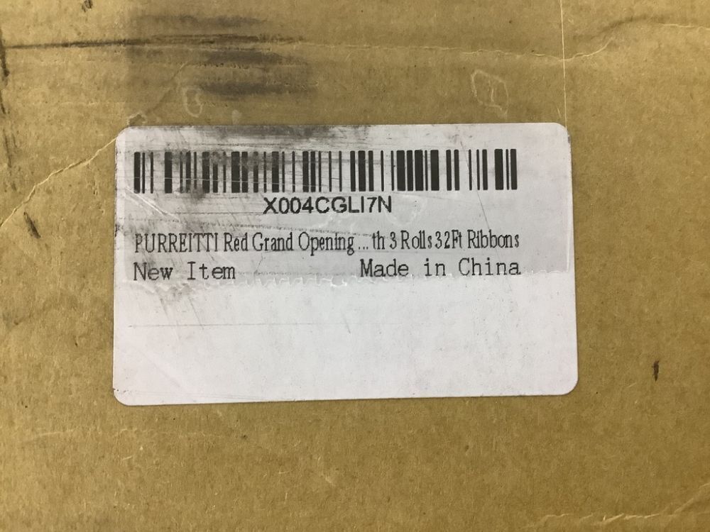 Red Grand Opening Ribbon Cutting Ceremony Kit with 25" Giant Scissors - Image 6 - Lot 535