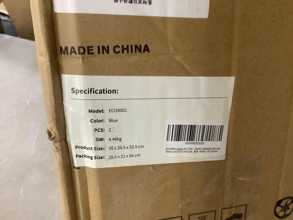 Ecohub Hardside Luggage - Image 8 - Lot 537