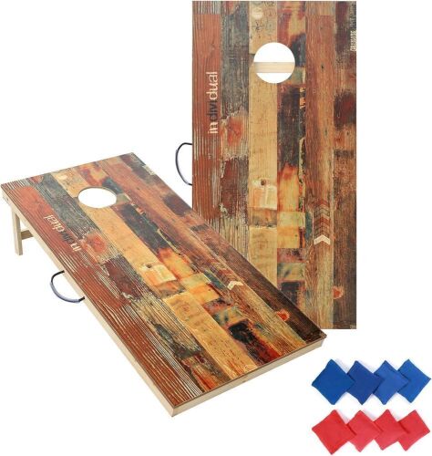 Solid Wood Premium Cornhole Set - Lot 538