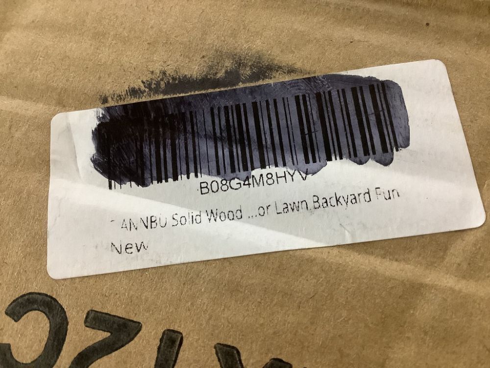 Solid Wood Premium Cornhole Set - Image 4 - Lot 538