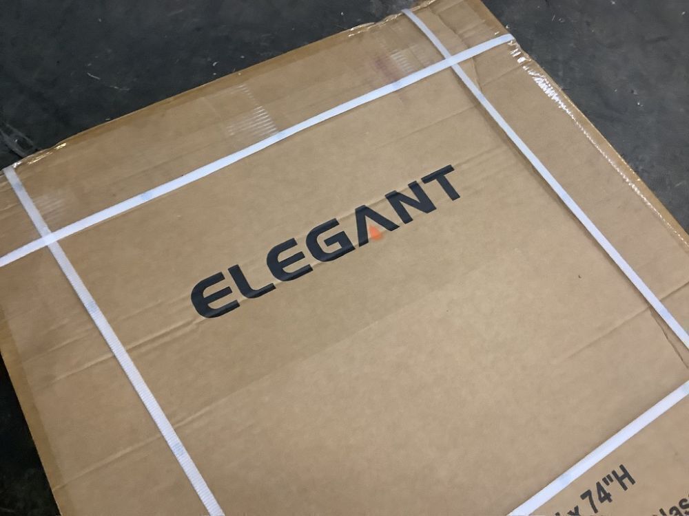 ELEGANT 5/16" Clear Tempered Glass Shower Door, Chrome Finish, 32" x 74" - Image 3 - Lot 80JF