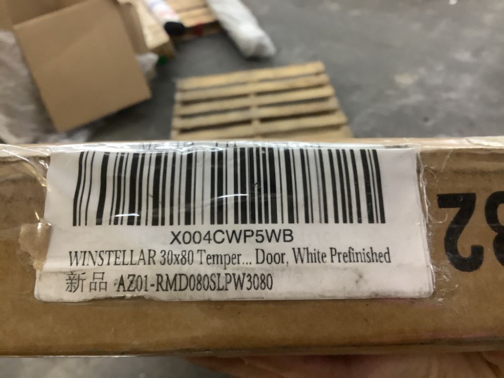 ELEGANT 5/16" Clear Tempered Glass Shower Door, Chrome Finish, 32" x 74" - Image 6 - Lot 80JF