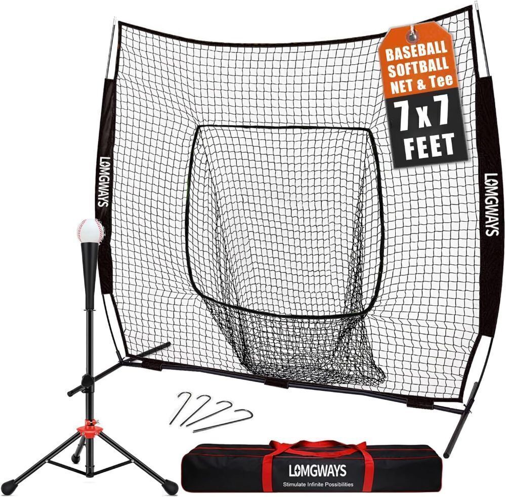 7'x7' Portable Baseball Net Set - Image 1 - Lot 201