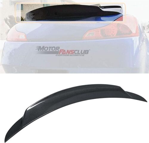 MotorFansClub Rear Spoiler Fit for Infiniti G37 2-Door Coupe 2007-2013 - Lot 302