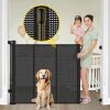 42” Extra Tall Retractable Baby Gate, Extends up to 60” Wide - Thumbnail 1