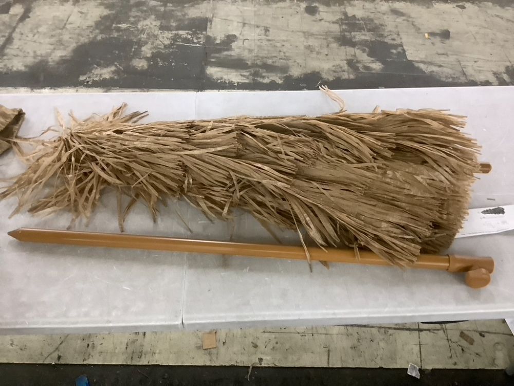 6.5ft Hula Tahtched Tiki Patio Umbrella - Image 3 - Lot 206