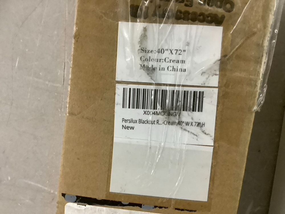 Persilux Blackout Roller Shades, Cream, 40" x 72" - Image 5 - Lot 304