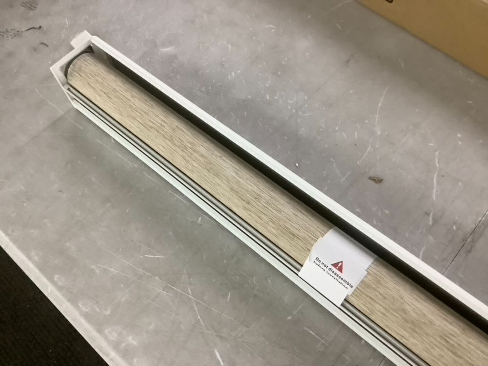 Persilux Light Filtering Roller Shades, Khaki, 34" x 72" - Missing Hardware - Image 3 - Lot 418